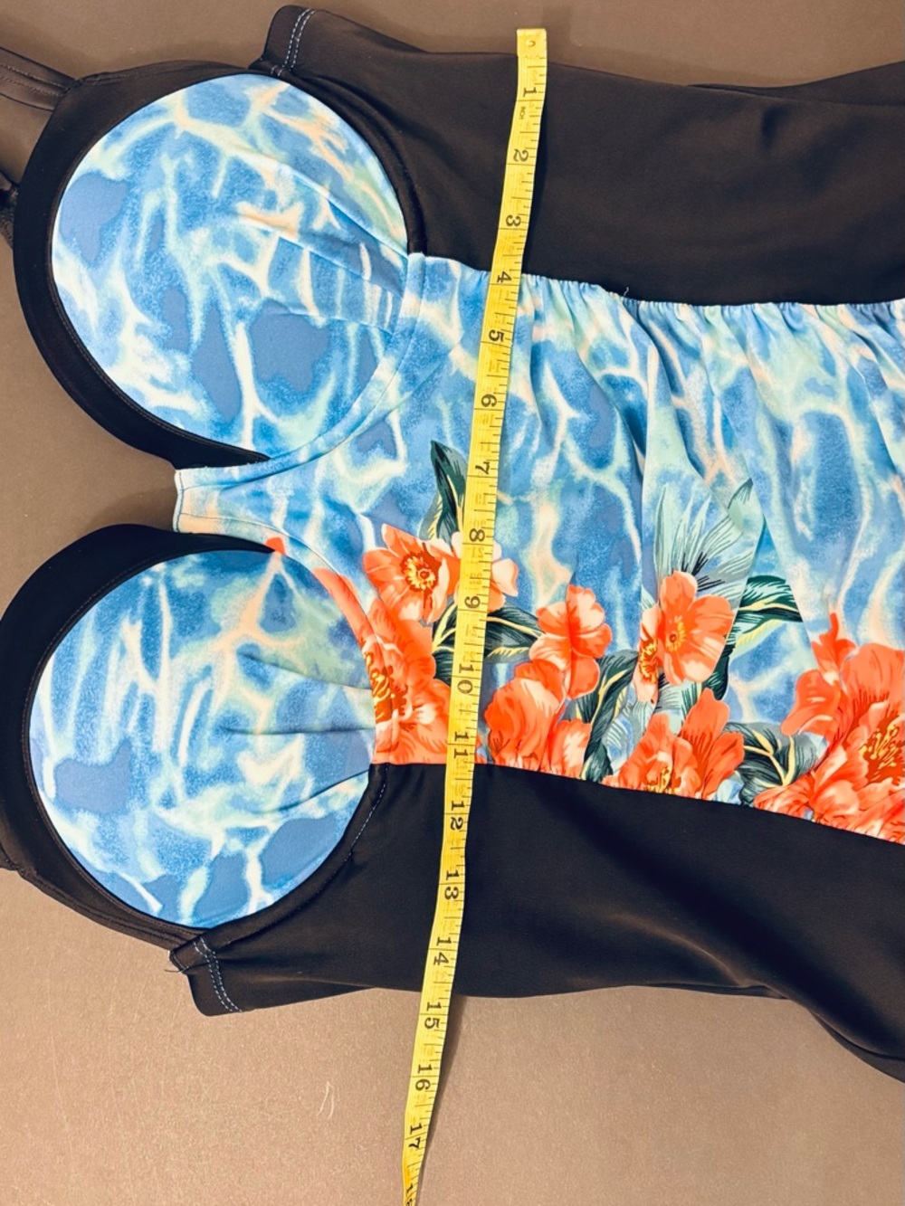 Torrid Adorable floral black  full coverage plus size 0 swimsuit one piece - Picture 12 of 16